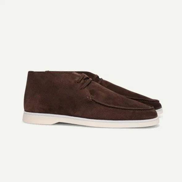 Elara Ave™ | Suede Shoes with Laces