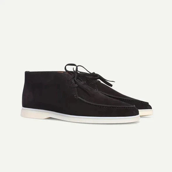 Elara Ave™ | Suede Shoes with Laces