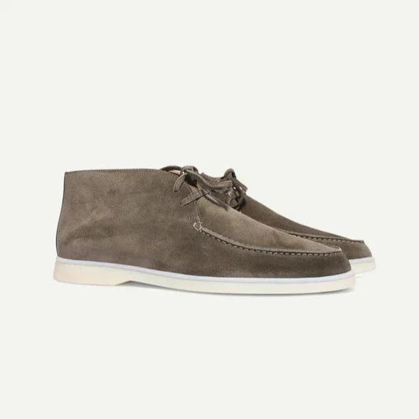 Elara Ave™ | Suede Shoes with Laces