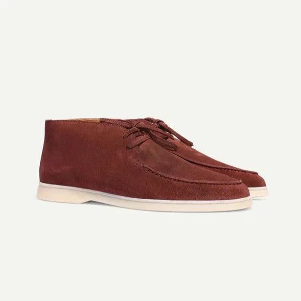 Elara Ave™ | Suede Shoes with Laces