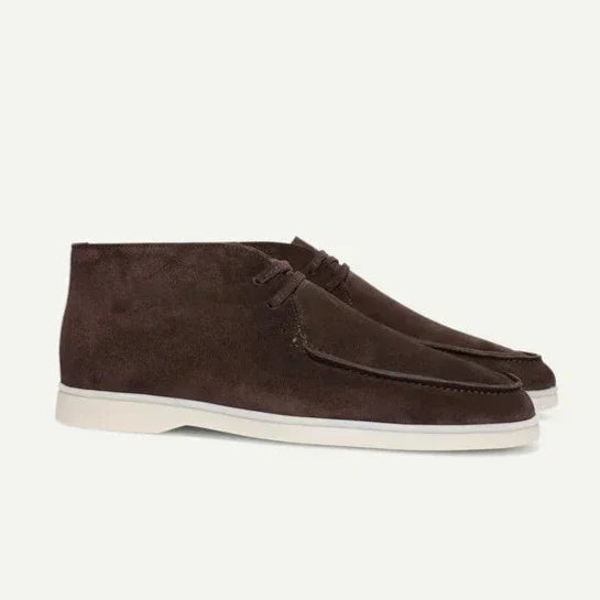 Elara Ave™ | Suede Shoes with Laces