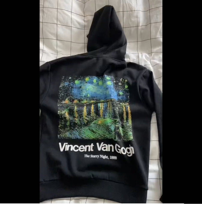 Elara Ave™- Starry Night Over The Rhone Hoodie