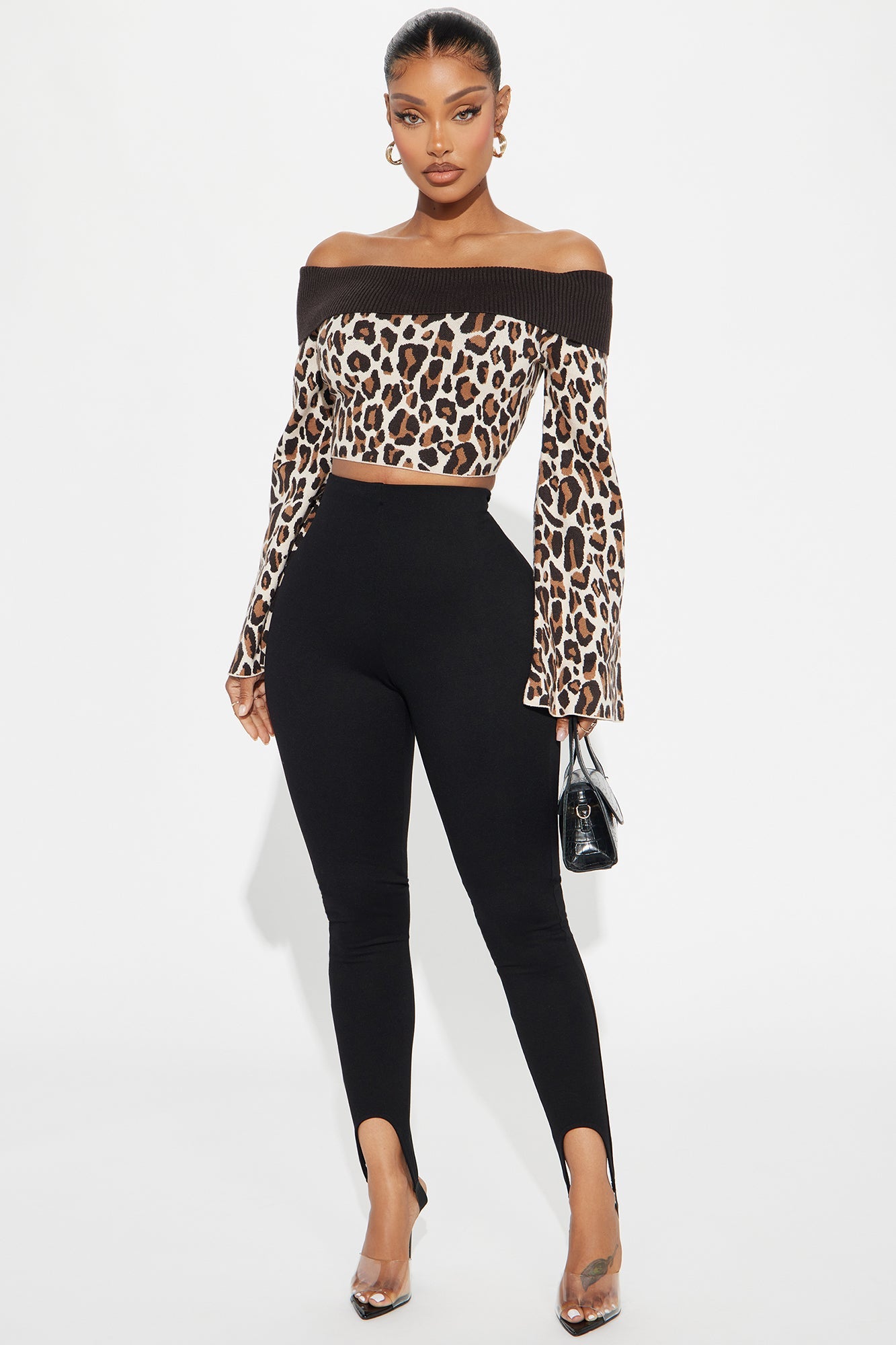 Gigi Ponte Stirrup Legging - Black