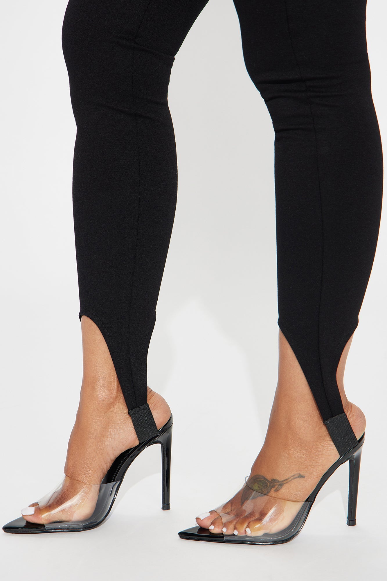 Gigi Ponte Stirrup Legging - Black